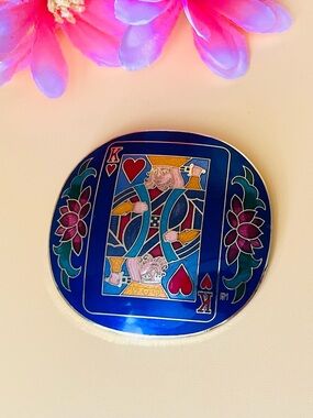 King of Hearts Enamel Belt buckle